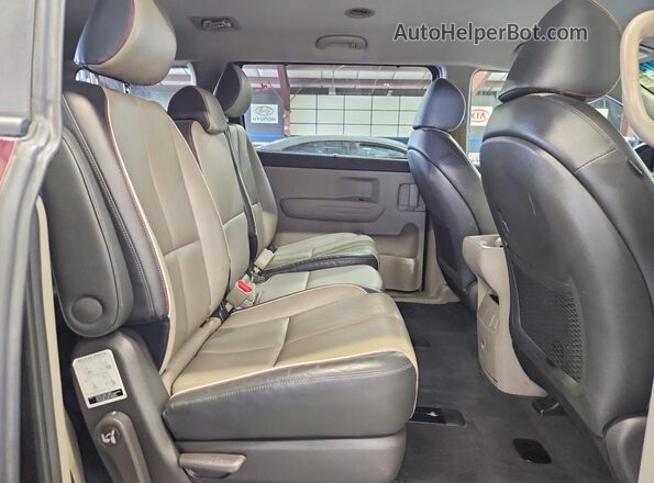 KNDMB5C19H6333335 2017 KIA SEDONA Maroon Панорамний вид салону 360°