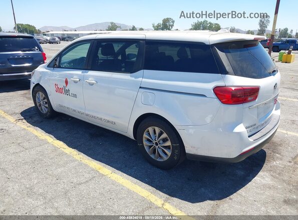 KNDMB5C19K6567434 2019 KIA SEDONA White Trasero izquierdo
