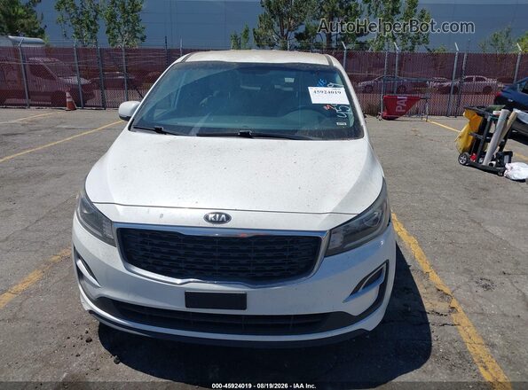 KNDMB5C19K6567434 2019 KIA SEDONA White Vista del cuadro de instrumentos