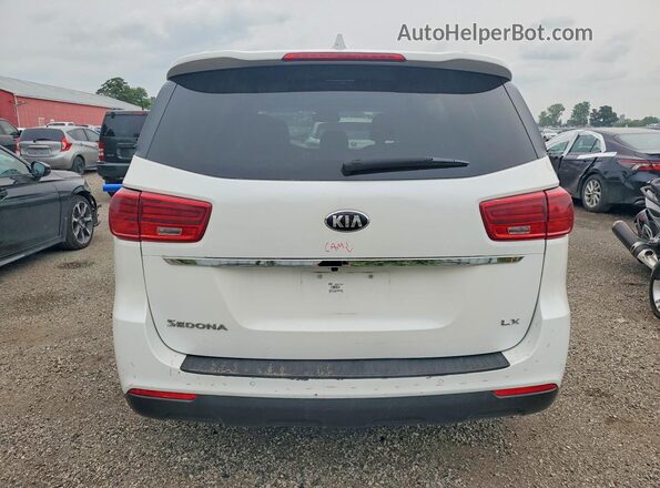KNDMB5C19L6566527 2020 KIA SEDONA White Հետևի տեսք