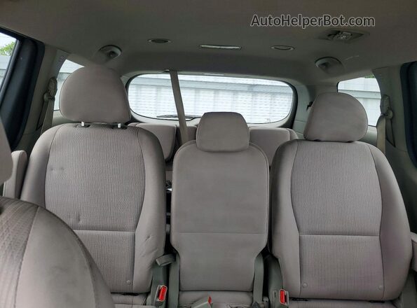KNDMB5C19L6566527 2020 KIA SEDONA White Հետևի նստատեղերի տեսք