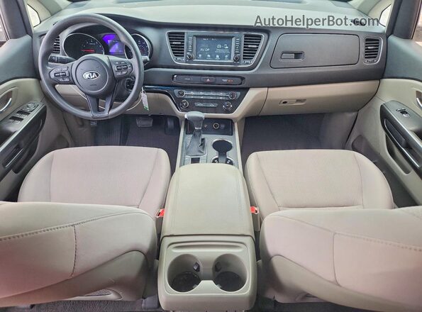 KNDMB5C19M6666306 2021 KIA SEDONA Black Vista del salpicadero