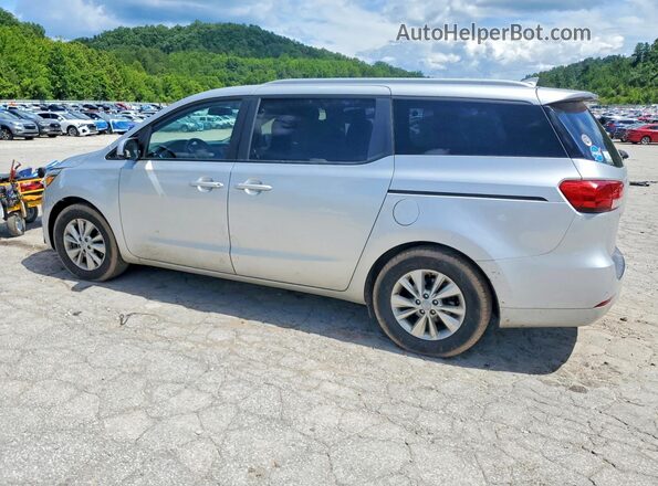 KNDMB5C1XG6094831 2016 KIA SEDONA Silver Задня ліва чверть