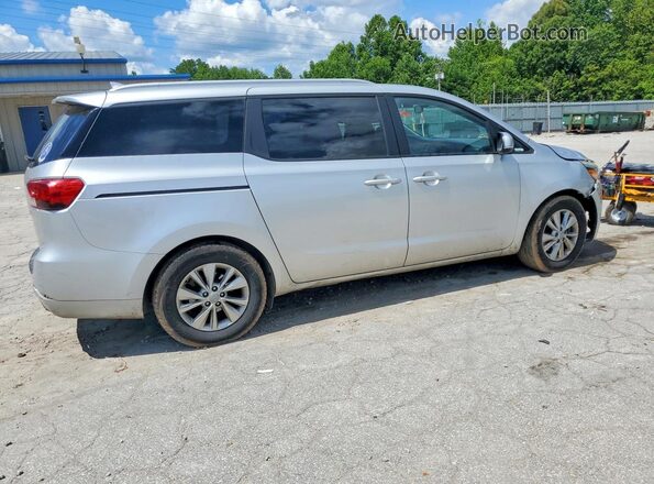 KNDMB5C1XG6094831 2016 KIA SEDONA Silver Задня права чверть