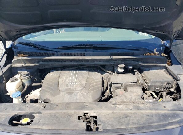 KNDMB5C1XG6171696 2016 KIA SEDONA Gray Շարժիչի բաժամունքի տեսք
