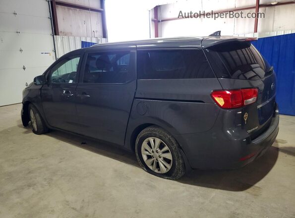 KNDMB5C1XG6185839 2016 KIA SEDONA Gray უკანა მარცხენა