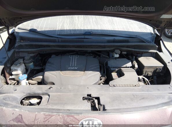 KNDMB5C1XG6210156 2016 KIA SEDONA Бордовый Вид сзади