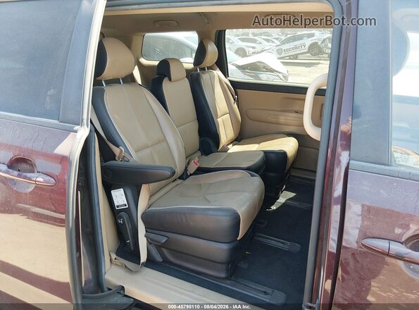 KNDMB5C1XG6210156 2016 KIA SEDONA Бордовый Вид наклейки с VIN-кодом