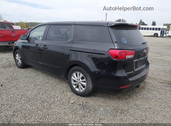 KNDMB5C1XH6230358 2017 KIA SEDONA Black Rear left