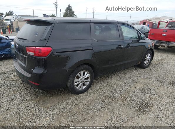 KNDMB5C1XH6230358 2017 KIA SEDONA Black Rear right