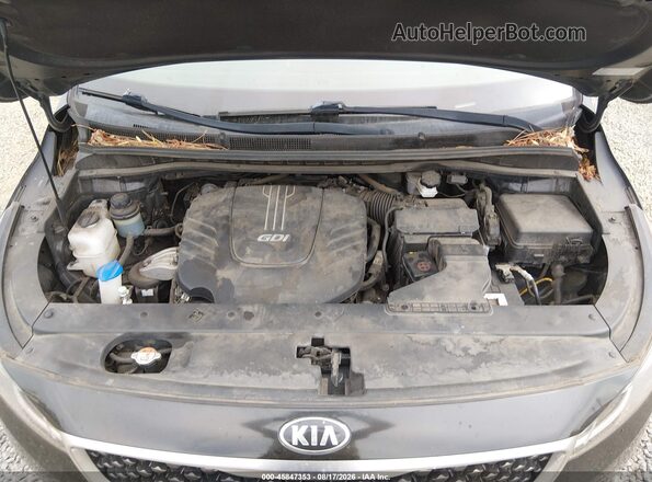 KNDMB5C1XH6230358 2017 KIA SEDONA Black Rear view