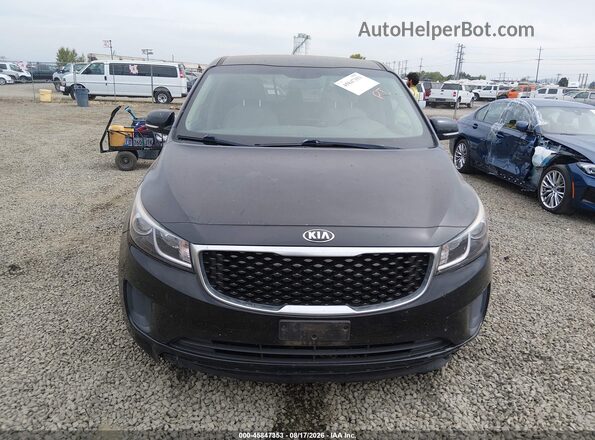 KNDMB5C1XH6230358 2017 KIA SEDONA Black Instrument cluster view