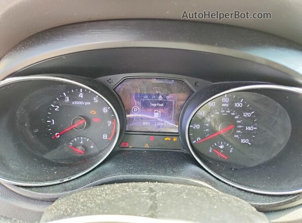 KNDMB5C1XH6245149 2017 KIA SEDONA White Вид щитка приладів