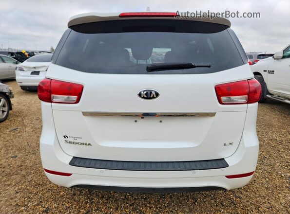 KNDMB5C1XH6323641 2017 KIA SEDONA White Widok z tyłu