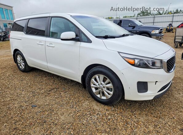KNDMB5C1XH6323641 2017 KIA SEDONA White Przód prawy