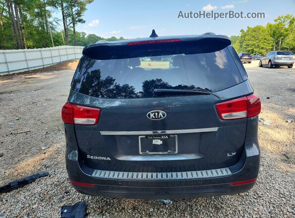 KNDMB5C1XH6332081 2017 KIA SEDONA Gray Հետևի տեսք