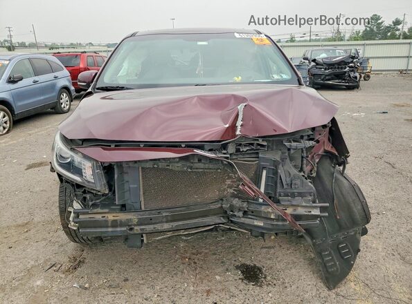 KNDMB5C1XK6535463 2019 KIA SEDONA Maroon Դիմացի տեսք