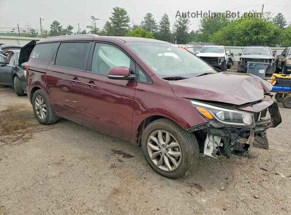 KNDMB5C1XK6535463 2019 KIA SEDONA Maroon Առջևի աջ