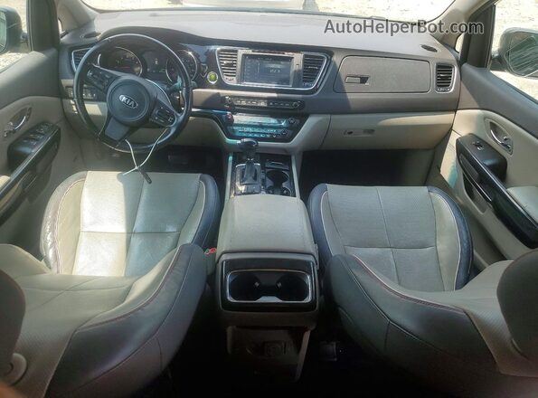 KNDMC5C11G6141452 2016 KIA SEDONA Charcoal Dashboard view