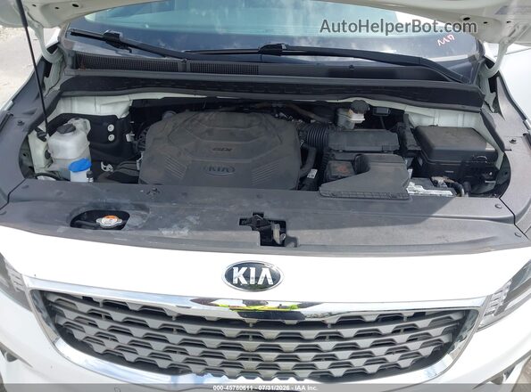KNDMC5C11L6597607 2020 KIA SEDONA White Widok z tyłu