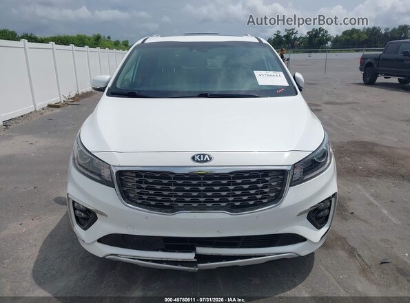KNDMC5C11L6597607 2020 KIA SEDONA White Widok zestawu wskaźników
