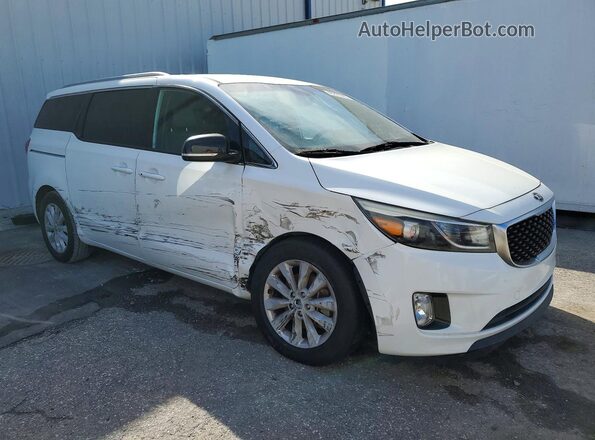 KNDMC5C13G6107707 2016 KIA SEDONA White წინა მარჯვენა