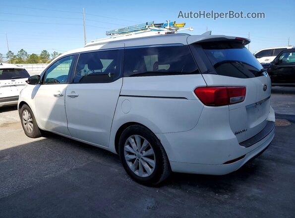 KNDMC5C13G6107707 2016 KIA SEDONA White უკანა მარცხენა
