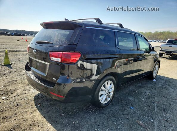 KNDMC5C13G6139475 2016 KIA SEDONA Черный Задняя правая четверть