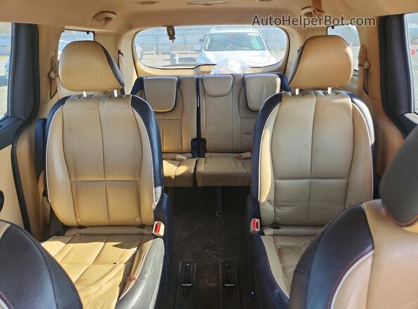 KNDMC5C13G6139475 2016 KIA SEDONA Черный Вид задних сидений