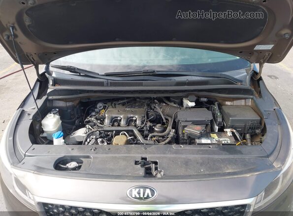 KNDMC5C13G6147480 2016 KIA SEDONA Brown Հետևի տեսք