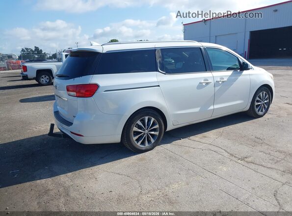 KNDMC5C13G6153960 2016 KIA SEDONA White უკანა მარჯვენა