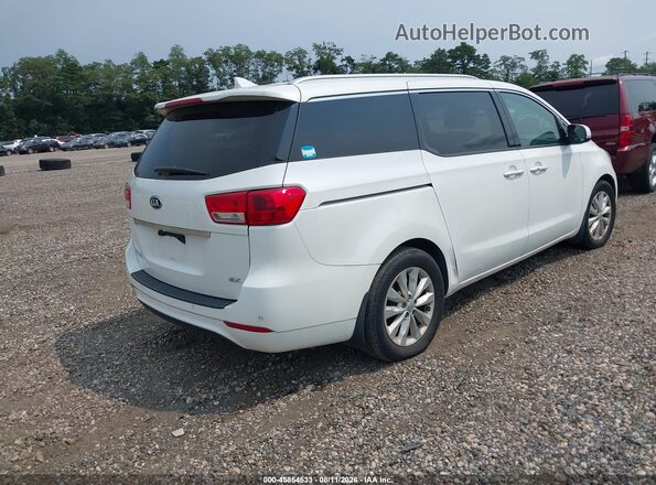 KNDMC5C13G6184853 2016 KIA SEDONA White Tył prawy