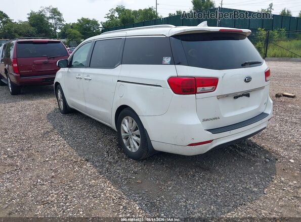 KNDMC5C13G6184853 2016 KIA SEDONA White Tył lewy