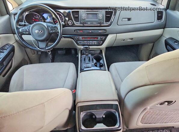 KNDMC5C13G6187462 2016 KIA SEDONA Угольный 