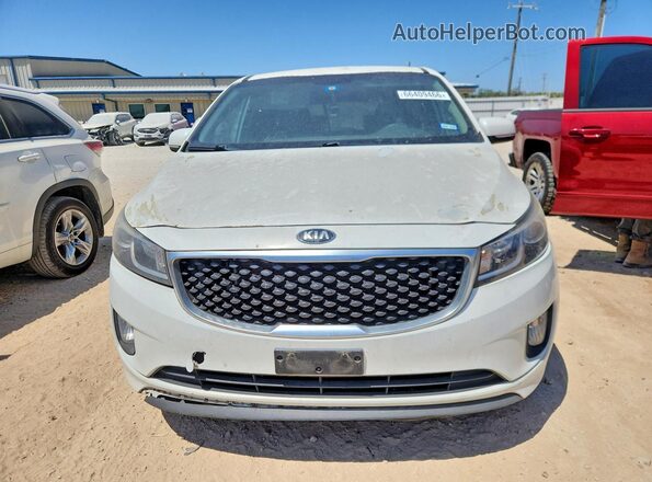 KNDMC5C13G6197036 2016 KIA SEDONA White Widok tylnych siedzeń