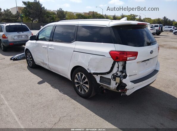 KNDMC5C13J6372280 2018 KIA SEDONA Белый Задняя левая четверть