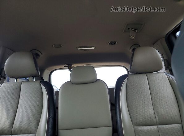 KNDMC5C14G6180939 2016 KIA SEDONA Burgundy Вид задніх сидінь