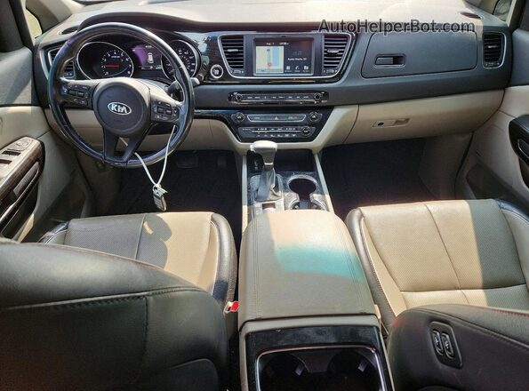 KNDMC5C14M6671555 2021 KIA SEDONA Silver Widok deski rozdzielczej