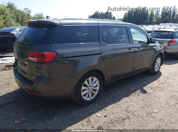 KNDMC5C15G6137520 2016 KIA SEDONA Brown Trasero derecho