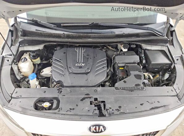 KNDMC5C15J6348093 2018 KIA SEDONA Silver Вид підкапотного простору