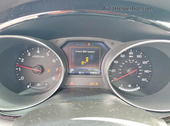 KNDMC5C16H6326470 2017 KIA SEDONA Brown Instrument cluster view