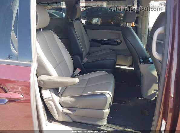 KNDMC5C1XJ6399282 2018 KIA SEDONA Темно-бордовый Вид наклейки с VIN-кодом