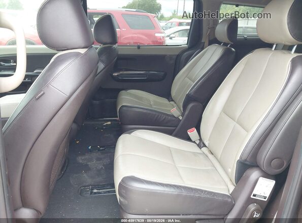 KNDME5C10H6271962 2017 KIA SEDONA Burgundy VIN კოდის სტიკერის ხედი