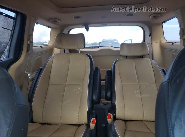 KNDME5C11G6171450 2016 KIA SEDONA Black Вид задніх сидінь