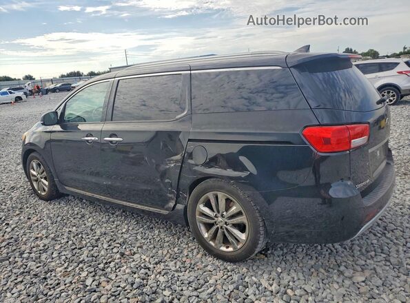 KNDME5C11G6171450 2016 KIA SEDONA Black Задня ліва чверть