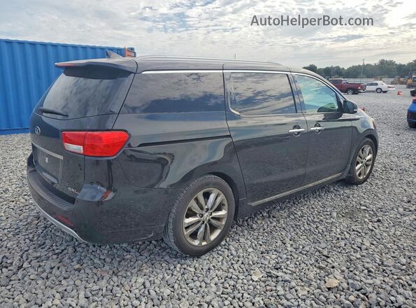 KNDME5C11G6171450 2016 KIA SEDONA Black Задня права чверть