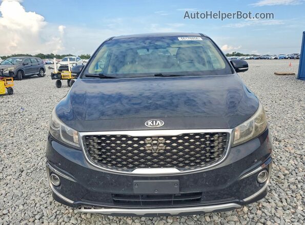 KNDME5C11G6171450 2016 KIA SEDONA Black Вид спереду