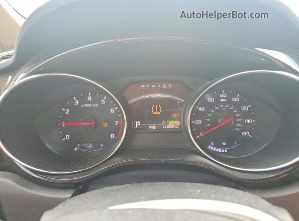 KNDME5C11G6171450 2016 KIA SEDONA Black Вид щитка приладів