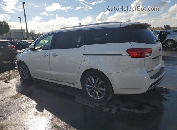 KNDME5C13H6282633 2017 KIA SEDONA White Tył lewy