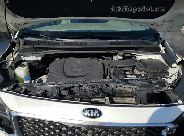 KNDME5C13H6282633 2017 KIA SEDONA White Widok komory silnika